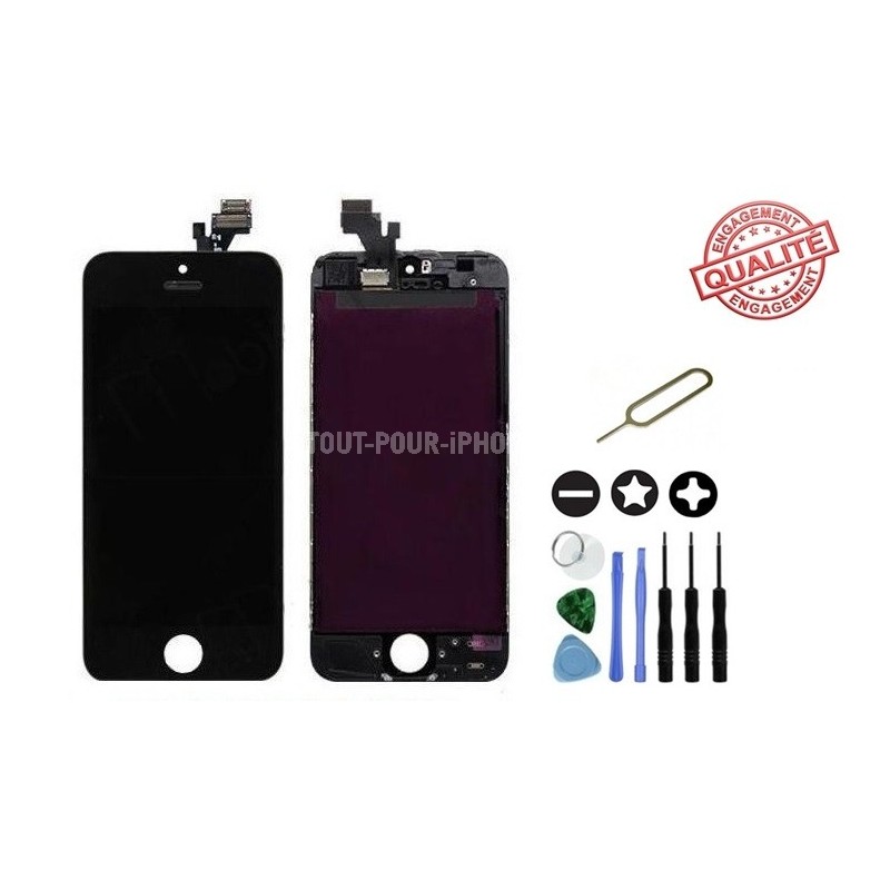 vitre-tactile-iphone-5-avec-ecran-lcd-sur-chassis-outils